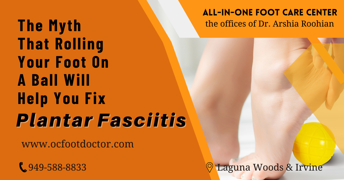 The Myth That Rolling Your Foot On A Ball Will Help You Fix Plantar
